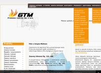 Strona internetowa z GTM Process Valves Sp. z o.o.