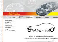 Strona internetowa z Elektro-Auto Leszek Ludwinek