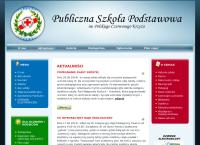Strona internetowa z Szkoła Podstawowa