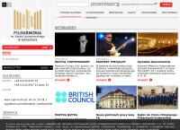 Strona internetowa z Filharmonia Krakowska im. Karola Szymanowskiego