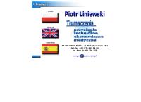 Liniewski Piotr - Tłumacz Przysięgły Jęz. Hiszpańskiego i Angielskiego