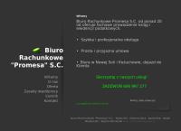 Strona internetowa z Promesa s.c. Biuro rachunkowe