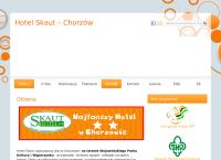 Strona internetowa z Skaut - Hotel ośrodka harcerskiego