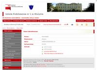 Strona internetowa z Szkoła Podstawowa Nr 1