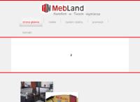 Strona internetowa z Mebland Sklep Meblowy