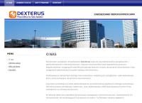 Strona internetowa z DEXTERUS