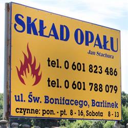 Stachura Jan. Skład opału