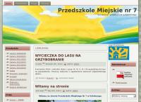 Strona internetowa z Przedszkole Nr 7