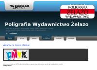 Strona internetowa z Poligrafia Wydawnictwo Żelazo s.c.