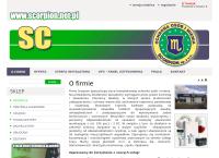 Strona internetowa z Biuro Ochrony Osób i Mienia \"scorpion\" Sp. Z O.o.