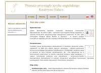 Katarzyna Halacz Usługi Tłumaczeniowe