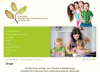 Strona internetowa z Poradnia Psychologiczno-Pedagogiczna