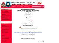 Strona internetowa z Państwowa Straż Pożarna - Komenda Miejska