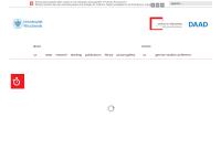 Strona internetowa z Centrum Studiów Niemieckich i Europejskich im. W. Brandta Uniwersytetu Wrocławskiego