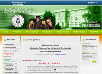 Strona internetowa z Politechnika Poznańska Wydział Budownictwa i Inżynierii Środowiska