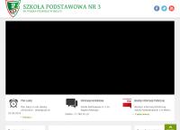 Strona internetowa z Szkoła Podstawowa nr 3 im. Wojska Polskiego