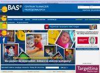 Strona internetowa z Bas