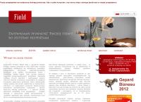 Strona internetowa z Field - Kancelaria Prawna