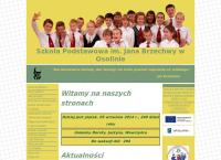 Strona internetowa z Szkoła Podstawowa