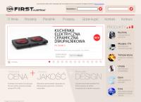 Strona internetowa z First Polska