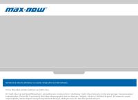 Strona internetowa z PPHU Max-Now