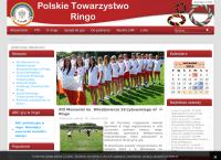 Strona internetowa z Polskie Towarzystwo RINGO - Zarząd Główny