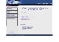 Strona internetowa z Acsys Bsc Sp. z o.o.