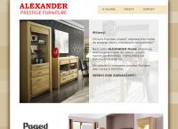 Strona internetowa z Alexander Meble