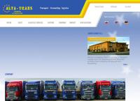Strona internetowa z \"alta Trans\"
