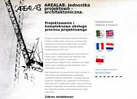 Strona internetowa z Arealab