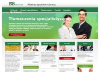 Strona internetowa z B2b Services