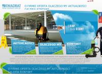 Strona internetowa z Kwadrat S.c.