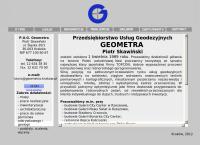 Geometra - Przedsiębiorstwo usług geodezyjnych - Skawiński Piotr