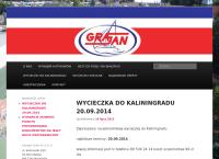 Strona internetowa z Grajan Tour - Wizy