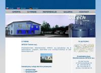 Strona internetowa z \"intech\" Sp.j.