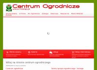 Strona internetowa z Centrum Ogrodnicze Mar Spółka