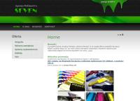 Strona internetowa z Agencja Reklamowa Seven