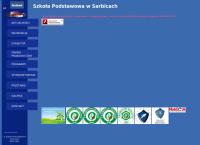 Strona internetowa z Szkoła Podstawowa W Sarbicach