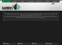 Strona internetowa z WBK Tuchów
