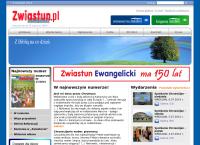 Strona internetowa z Zwiastun Ewangelicki