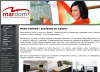 Strona internetowa z Mardom - Meblemardom.pl - Meble Kuchenne