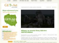 Strona internetowa z Badania Geologiczne W Pomiechówku
