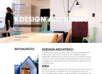 Strona internetowa z Kdesign Architekci