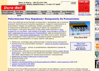 Strona internetowa z Dura-Belt, Inc. Biuro w Polsce