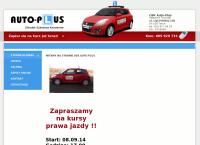 Strona internetowa z O.s.k Auto-Plus