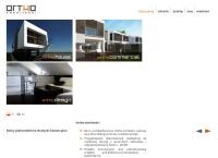 Strona internetowa z Ortho-Architekci Zabierzów