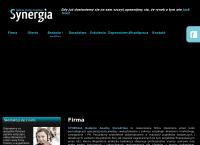 Strona internetowa z Synergia Badania Analizy Doradztwo