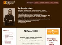 Strona internetowa z Impresariat Muzyczny Jan Romanowski
