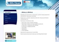 Strona internetowa z Alfa Clean