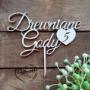 topper drewniane gody